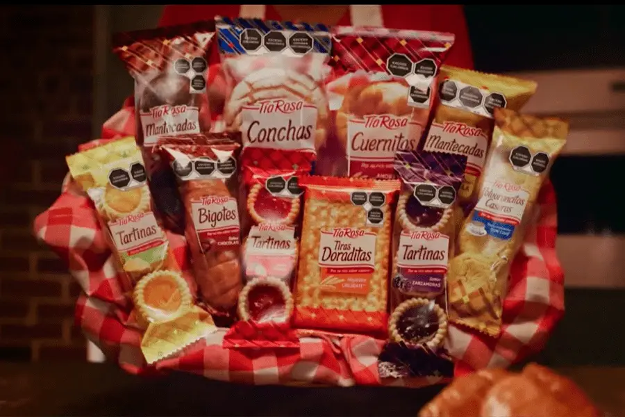 Panes dulces producidos por Tía Rosa una de las panaderías famosas en México