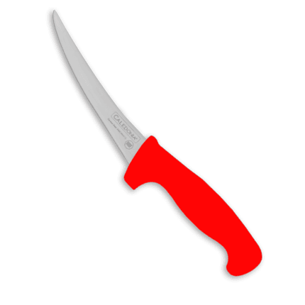 Cuchillo Deshuesador Curvo 6" Color Rojo (12 pzas)
